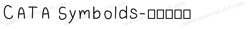 CATA Symbolds字体转换